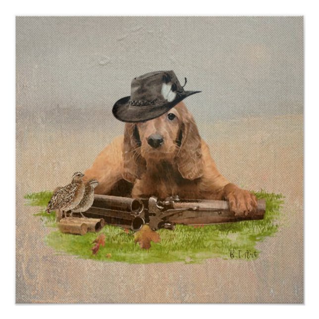 Pôster Cocker Spaniel (Frente)