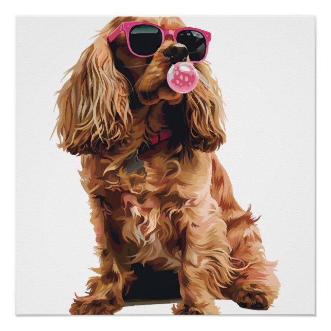 Pôster Cocker Spaniel (Frente)