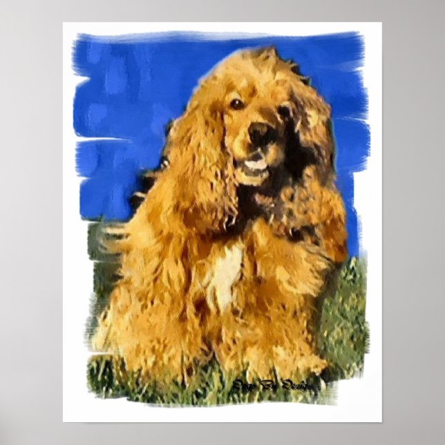 Poster Cocker Spaniel Art Gifts (Frente)