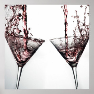Poster Cocktail cor-de-rosa 4