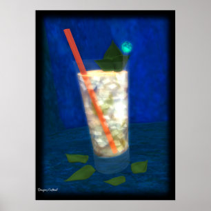 Pôster Cocktail: Julep de hortelã