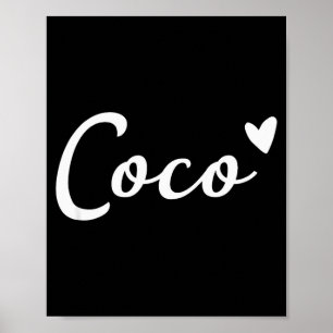 Poster Coco Fofo Coração Divertida Avó Dia das Mães