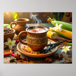 POSTER COCOA - LOVE FROM LATIN AMERICA