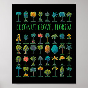 Poster Coconut Grove Flórida