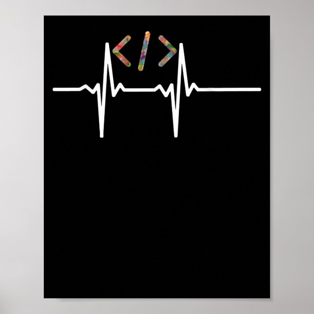 Poster Coders Funny | Codificação do programa de software (Frente)