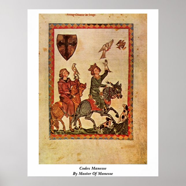 Pôster Codex Manesse Por Mestre De Manesse (Frente)
