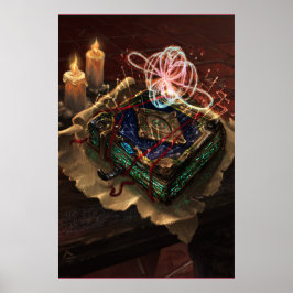Poster Códice Akasha - arte fantástico esotérico místico