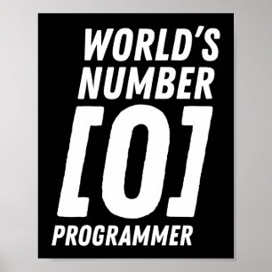 Poster Codificação do programador número 0 do mundo