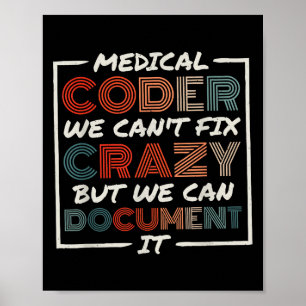 Poster Codificador Médico que Não Podemos Corrigir, Codif