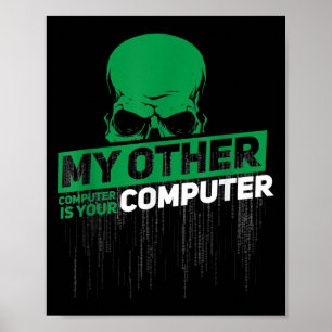 Poster Código Admin do Nerd Hacker do Engenheiro Sysadmi