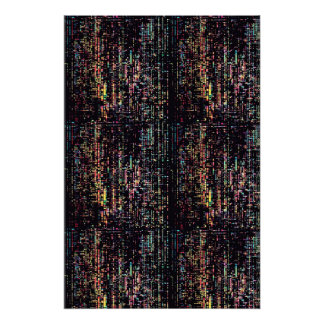 Pôster código de computador escrito em smole