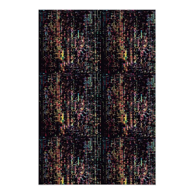 Pôster código de computador escrito em smole (Frente)