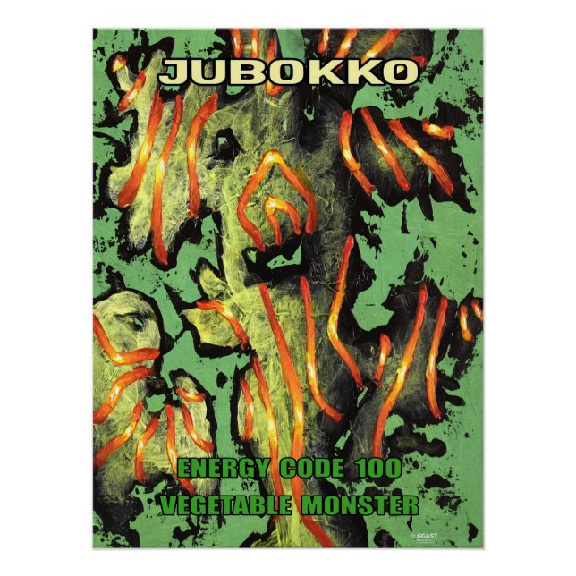 Pôster Código de Energia 100 – Monstro Vegetal "Jubokko"  (Frente)