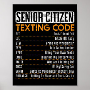 Poster Código De Mensagem De Cidadão Do mais velho Para U