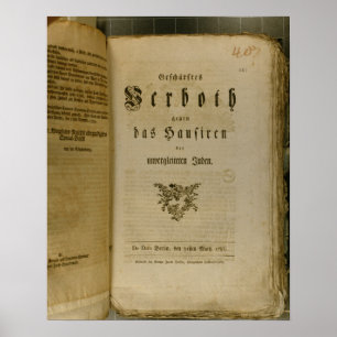 Pôster Código do procedimento desde 1776