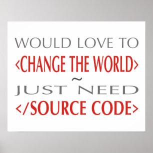 Pôster Código fonte