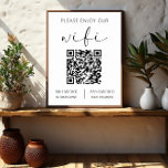 Poster Código QR Branco Aproveite o nosso Wifi<br><div class="desc">Apresentando nosso Código QR - Sinal branco "Por favor, aproveite o nosso WiFi" - uma mistura contemporânea de hospitalidade e tecnologia projetada para aprimorar a experiência de seus visitantes. Este elegante sinal de pedestal branco é mais do que apenas um elemento decorativo; é um convite para a conectividade. Com um...</div>