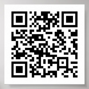 Poster Código QR Criado instantaneamente (digitando seu U