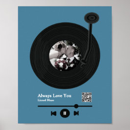 Poster Código QR do primeiro registro musical Dance