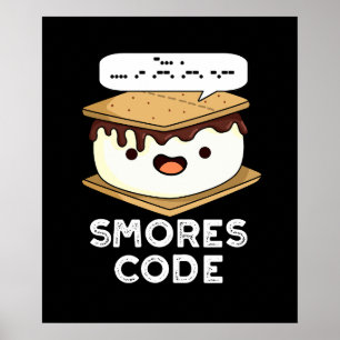 Poster Código Smores Comida engraçada Torre Escuro BG