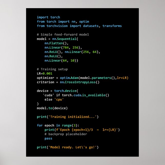 Poster Coding Humor - Developer Logic and Tech Life (Frente)