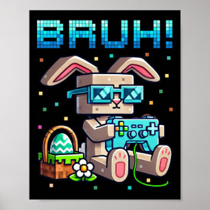 Poster Coé Coelhinho da Páscoa Feliz Caça aos Ovos Video 