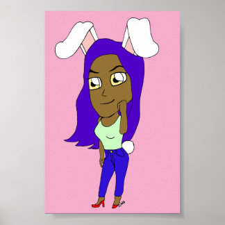 Poster Coelhinha Chibi