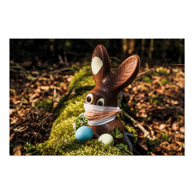 Pôster Coelhinho de Chocolate Corona (Frente)