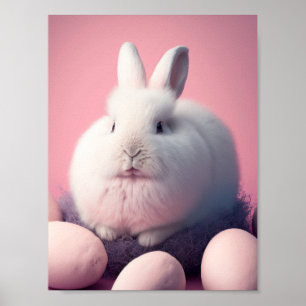 Poster Coelhinho e Ovos da Páscoa