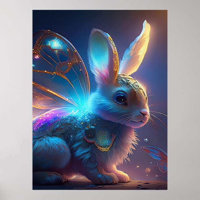Poster Coelhinho Pixie (Frente)