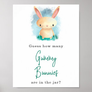 Poster Coelhinho - Quantos coelhos brilhantes
