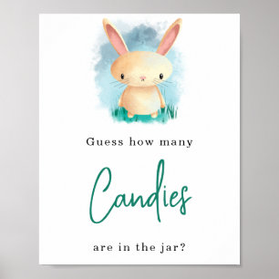 Poster Coelhinho - Quantos doces