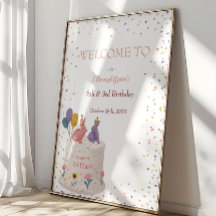 Coelhinhos Fofos no Bolo de Aniversário da Irmã Be