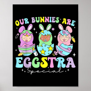 Poster Coelhinhos são enfermeiros de mães bebês eggstra e