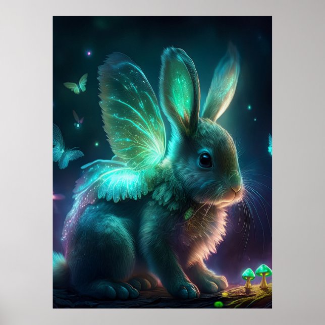 Poster Coelho Alien (Frente)