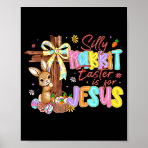 Poster Coelho Bobo Páscoa É Para Jesus Crianças Meninas M