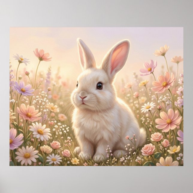 Poster Coelho Branco (Frente)