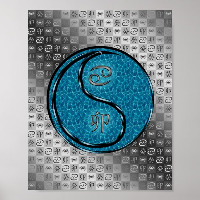 Poster Coelho cancer e Água (Frente)