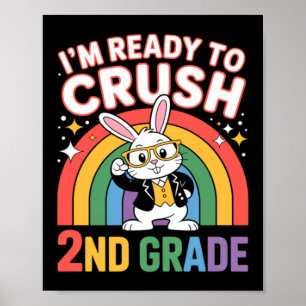 Poster Coelho Dabbing da 2ª Série De Volta à Escola Estou