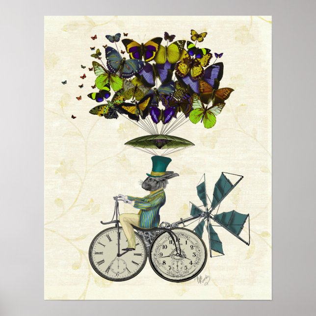 Pôster Coelho das Moscas do Tempo (Frente)