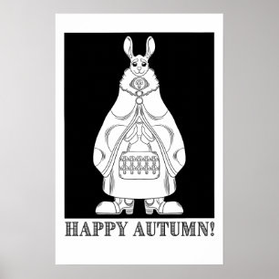 Poster Coelho Feliz