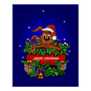 Pôster Coelho Natal