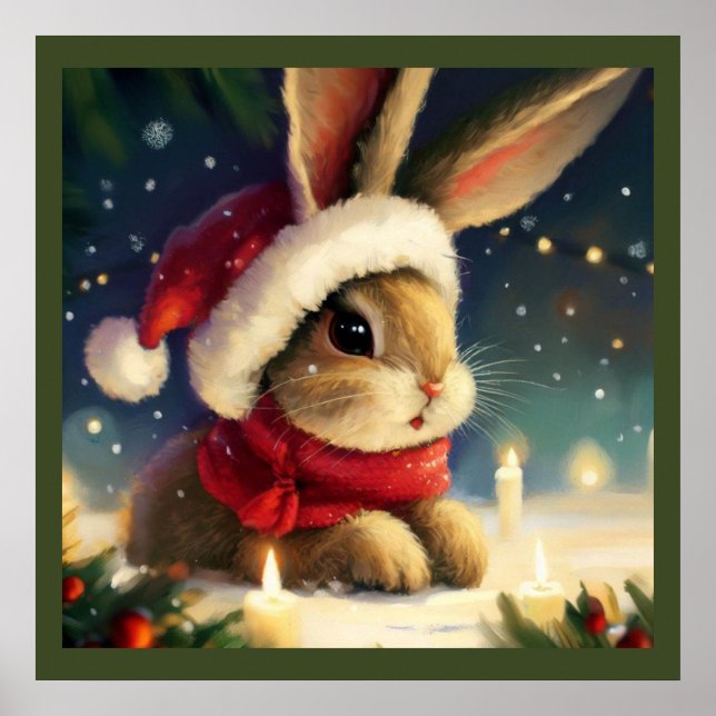 Poster Coelho Natal 4 (Frente)