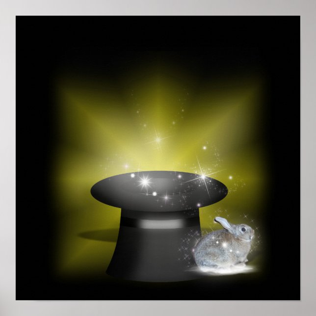 Pôster Coelho no Chapéu Mágico (Frente)