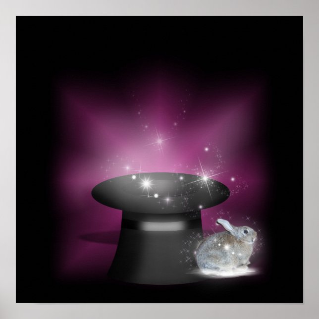 Pôster Coelho no Chapéu Mágico (Frente)