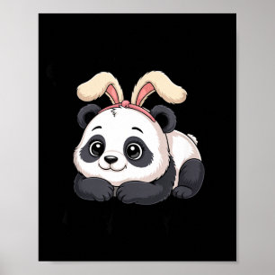 Poster Coelho Panda Fofo Algum Coelho Te Ama 