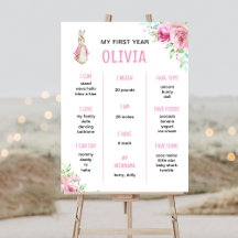 Coelho Peter | Primeiro aniversário rosa marco