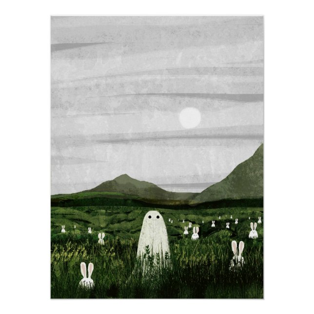 Pôster Coelhos brancos (Frente)