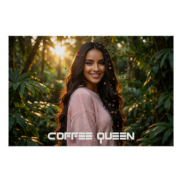 PÔSTER COFFEE QUEEN