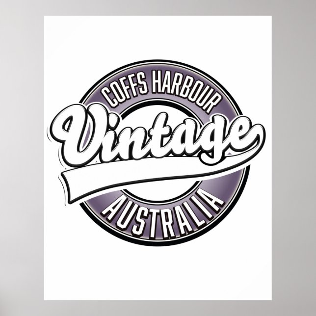 Poster Coffs Harbour Austrália (Frente)